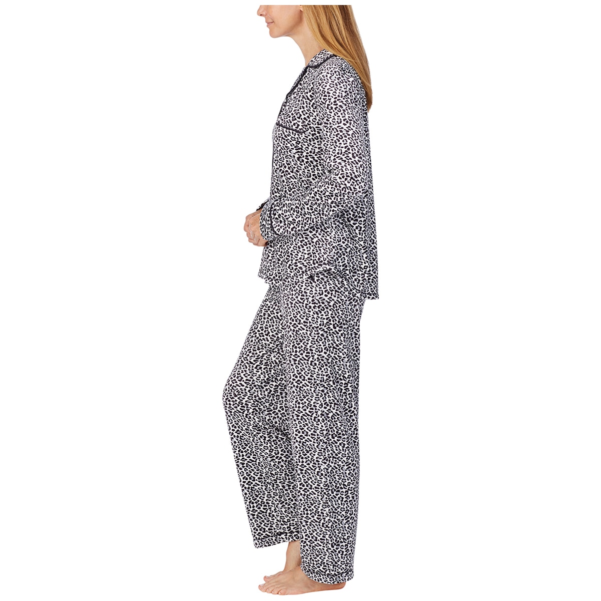 Carole Hochman Women's 2pc PJ Set - White Animal