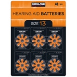 Kirkland Signature Hearing Aid Batteries Size 13 2x48 pack