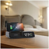 La Crosse Technology Alarm Clock with Wireless Charging