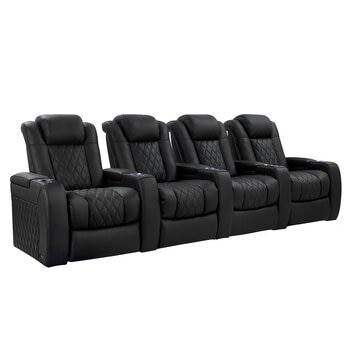 Costco - Valencia Tuscany Luxury Edition Semi-Aniline Italian Nappa Leather 4 Seater