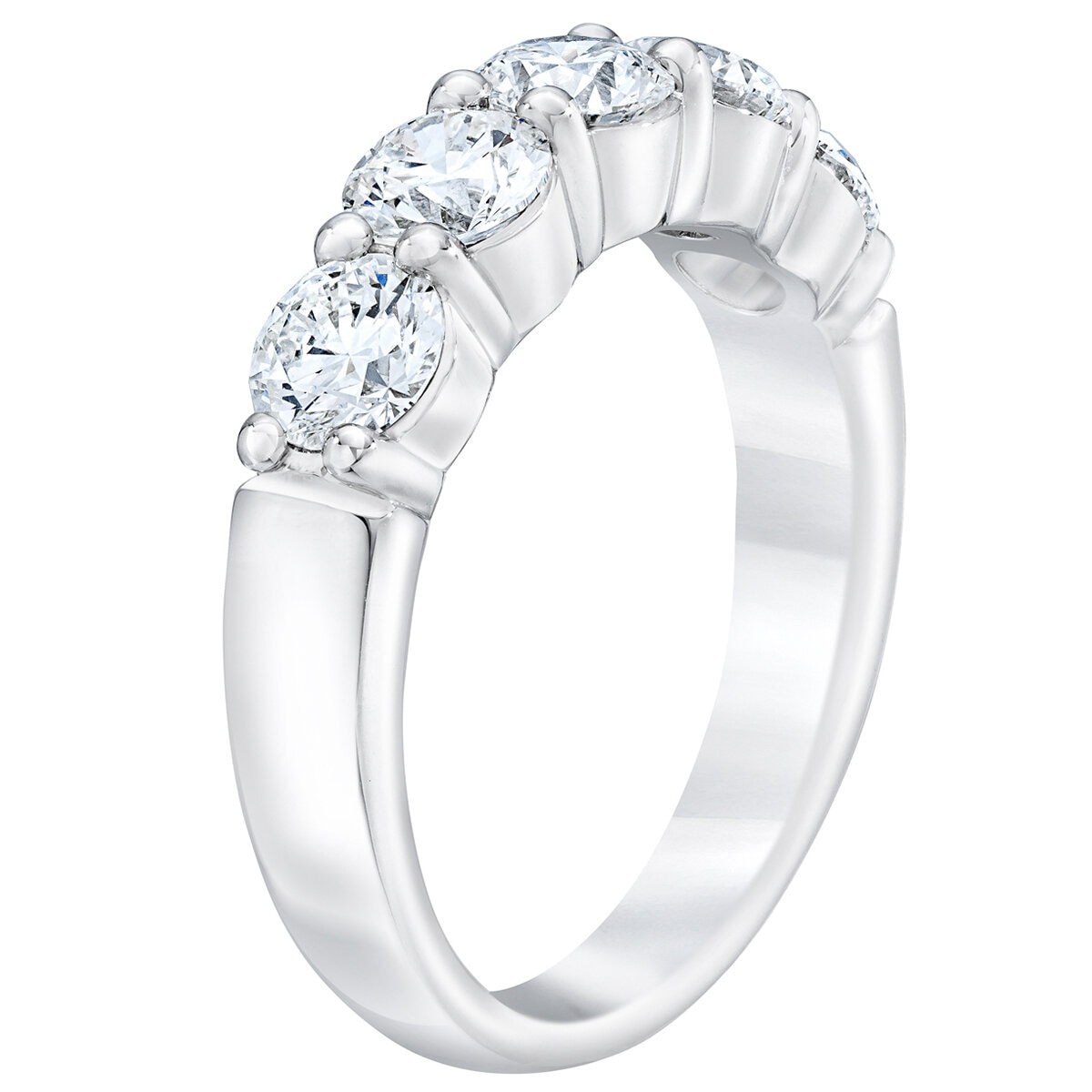 Platinum 2.00ctw Diamond 5 Stone Ring