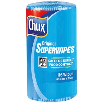 Chux Superwipes 2 Pack - 65m x 30cm