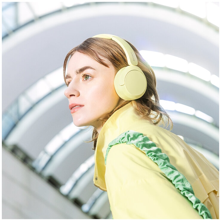 Sony Wireless Headphones Yellow WH-CH520Y