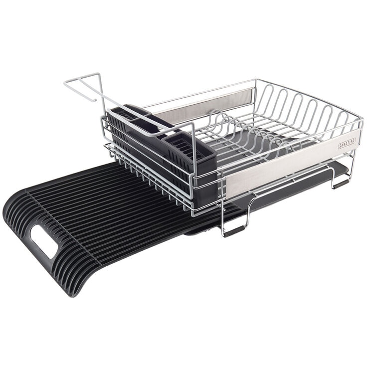 Sabatier Expandable Dishrack with Stemware Rack Sabatier Expandable Dishrack with Stemware Rack
