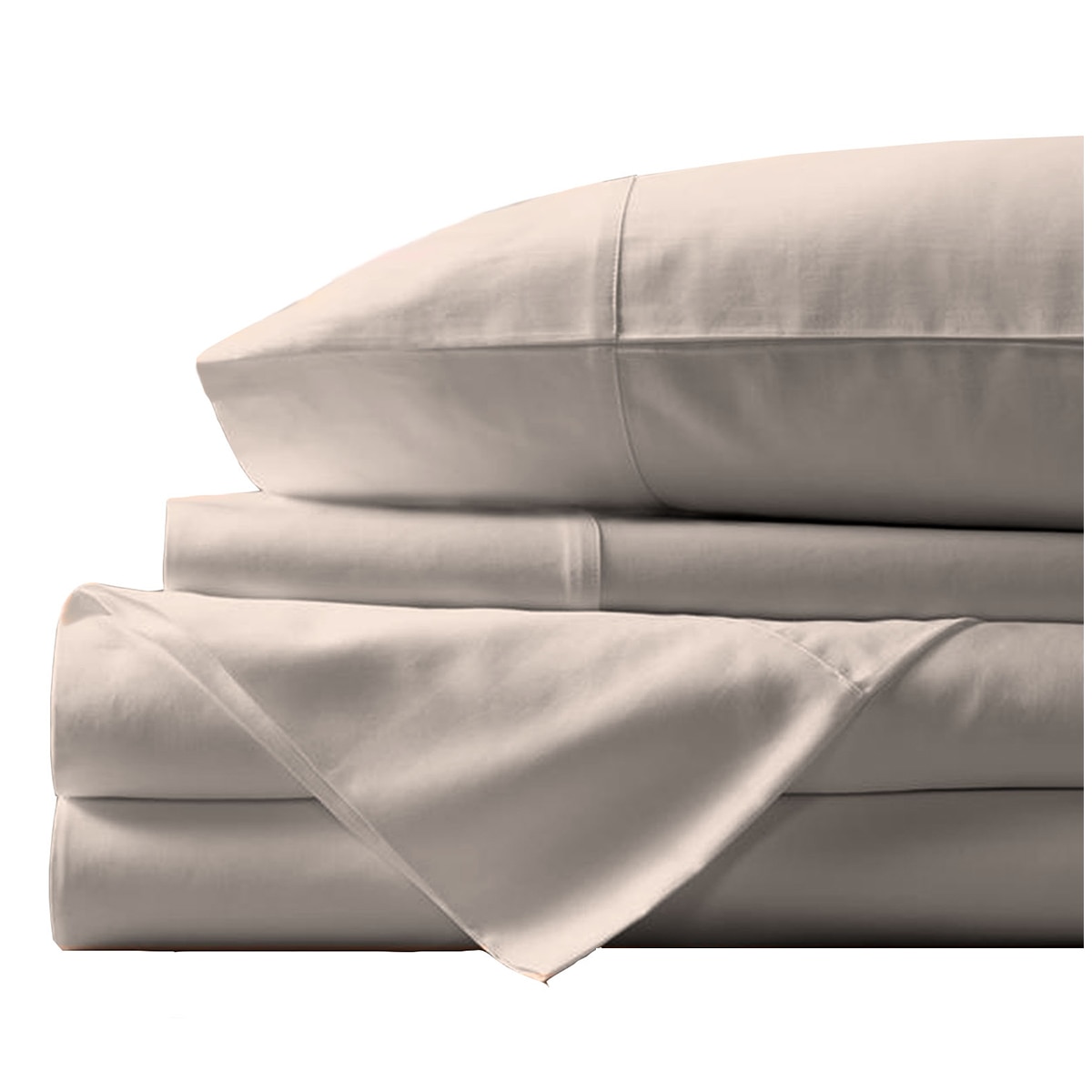 Bdirect Royal Comfort Balmain 1000TC Bamboo Cotton Sheet Set - Queen - Dove