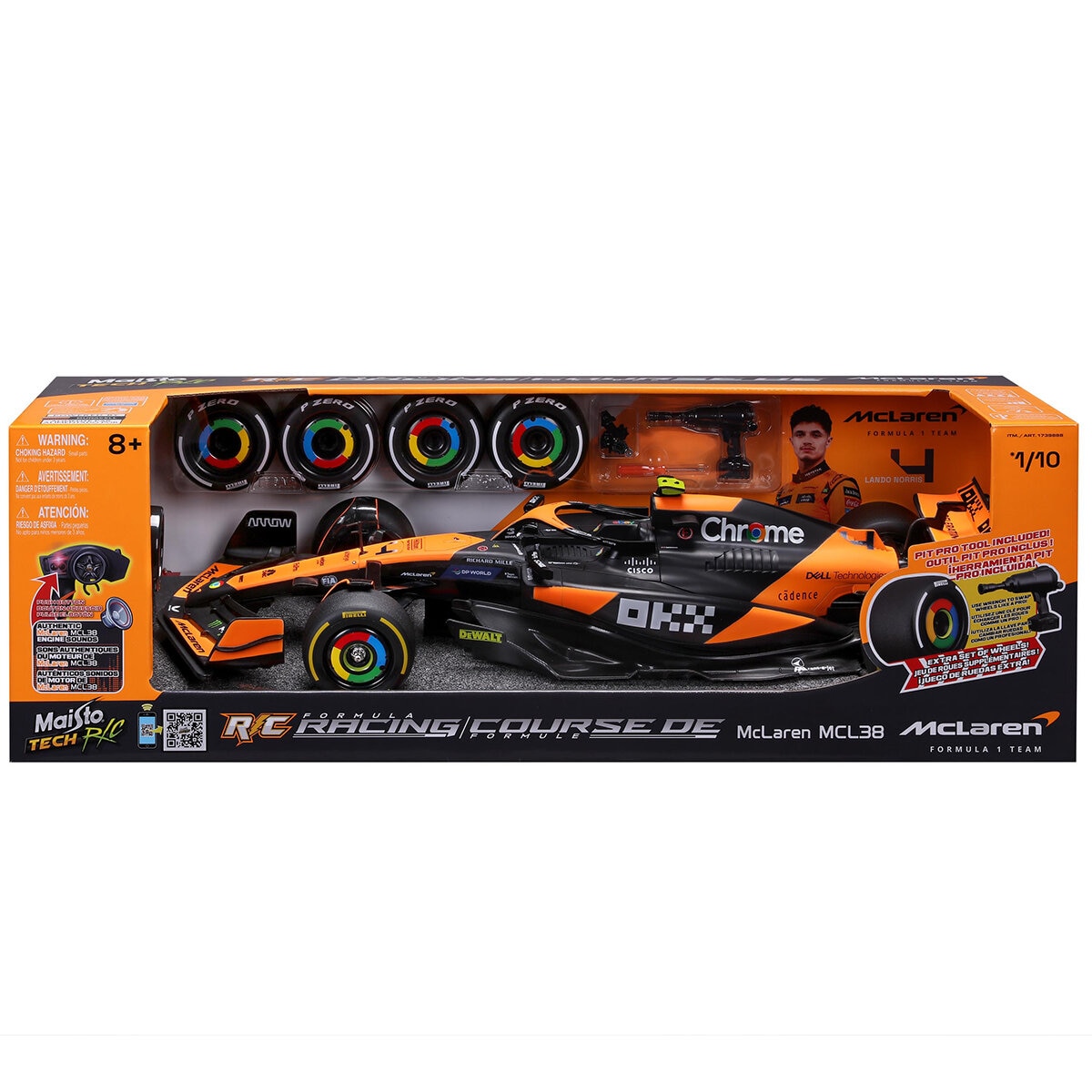 Maisto 1:10 Formula 1 Racing RC McLaren Norris 2024 Miami Maisto 1:10 Formula 1 Racing RC McLaren Norris 2024 Miami