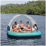 Hydro Force Sunny Lounge 5-Person Inflatable Island with Sunshade 2.8M