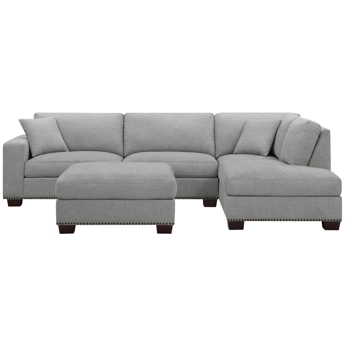 Thomasville Artesia Fabric Sectional With Ottoman Costco Australia