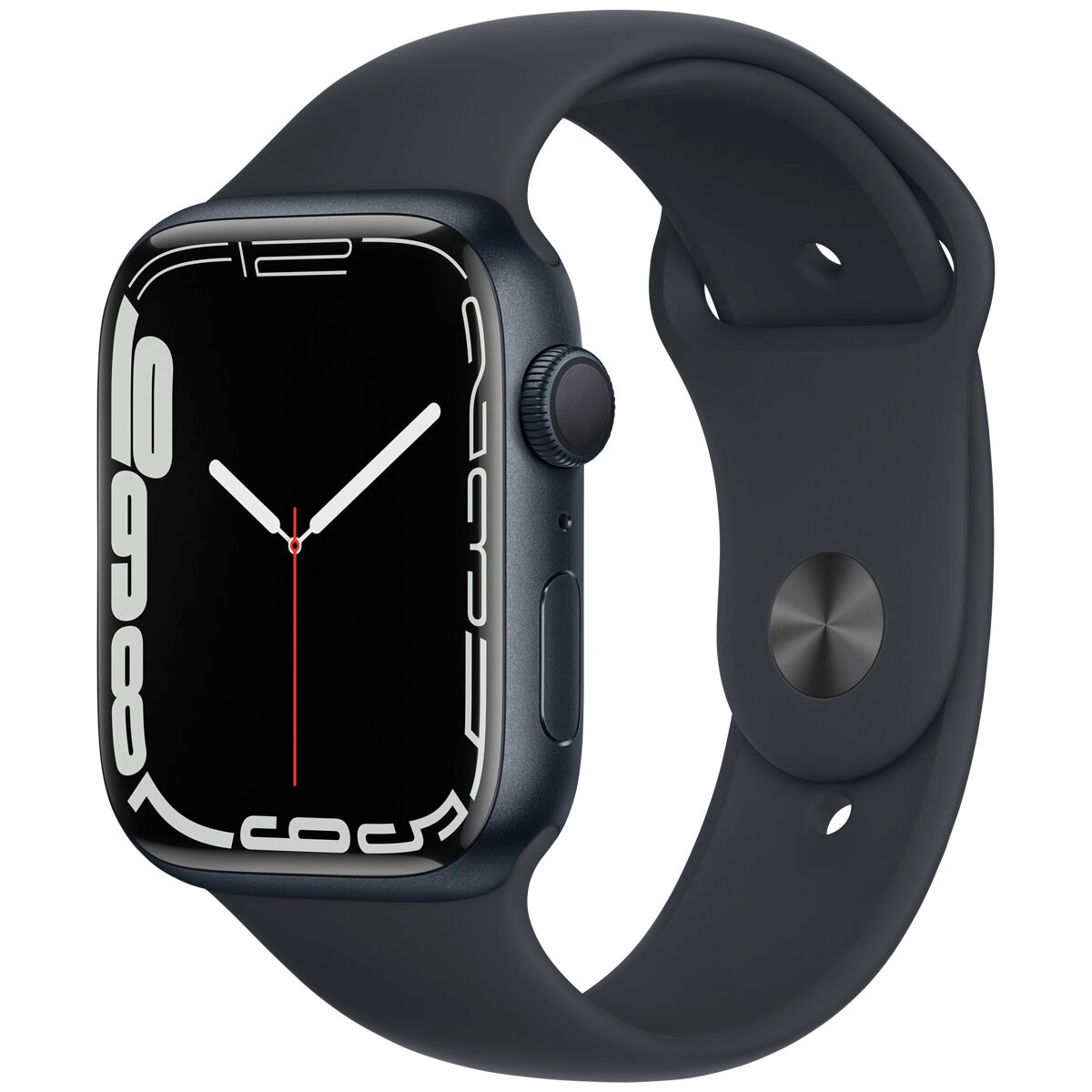 Apple Watch Series 7 GPS 45mm Midnight Aluminium Case with Midnight Sport Band