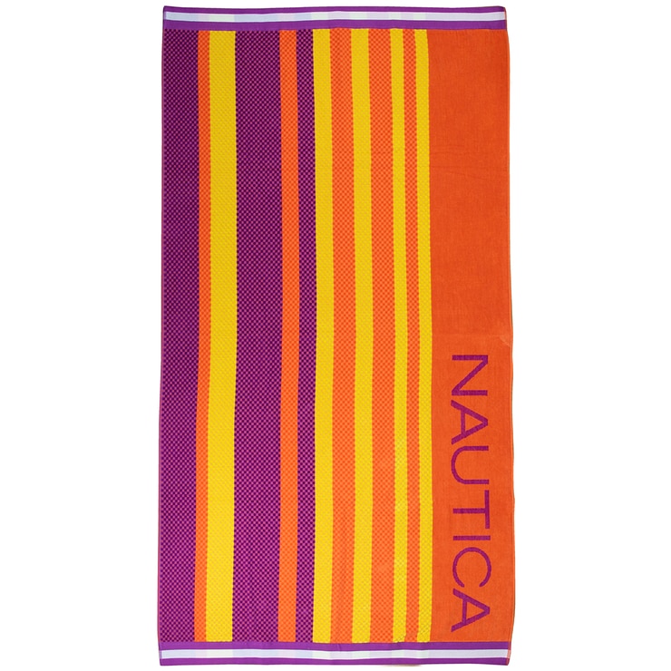 Nautica Beach Towel Orange Costco Australia