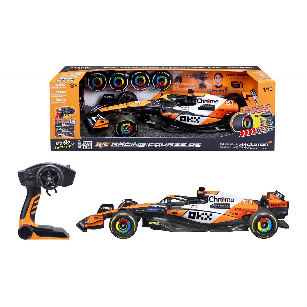 Maisto 1:10 Formula Racing RC Mclaren Piastri