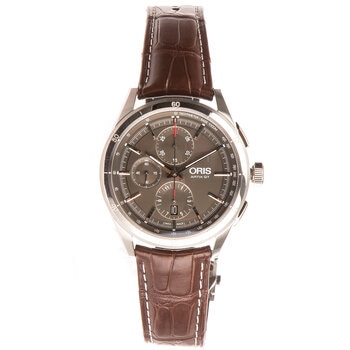 Oris Artix GT Chronograph Leather Strap Men's Watch 41530712210FC