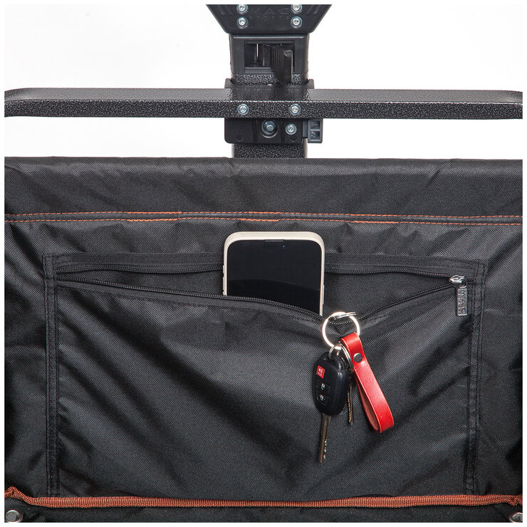 Mac Sports Deluxe Push Pull Folding Wagon with Brakes