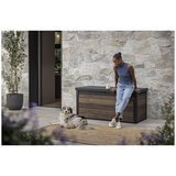 Keter Signature 570L Storage Box Walnut Look Keter Signature 570L Storage Box Walnut Look