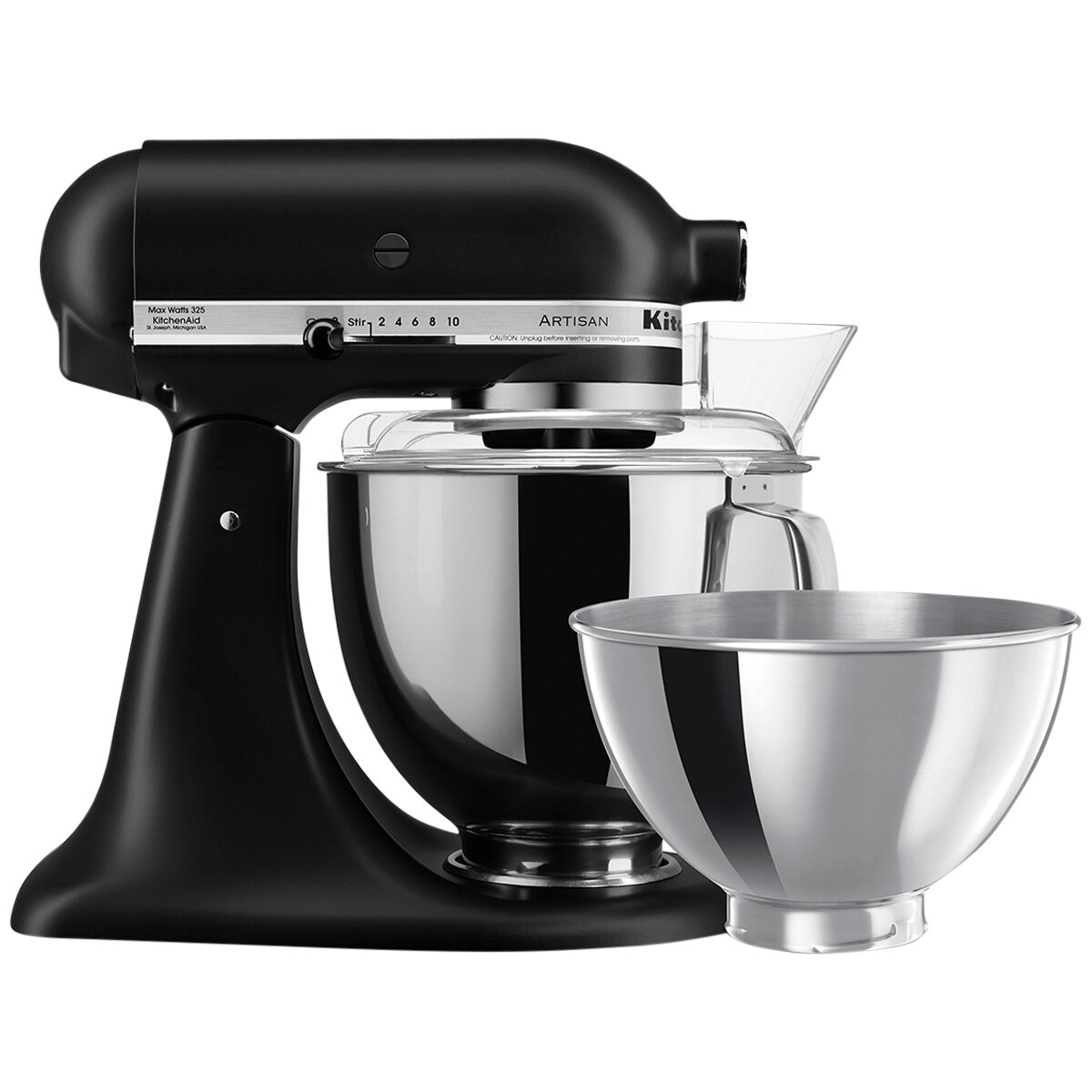 KitchenAid KSM160 Artisan Stand Mixer Black Matte | Costc...