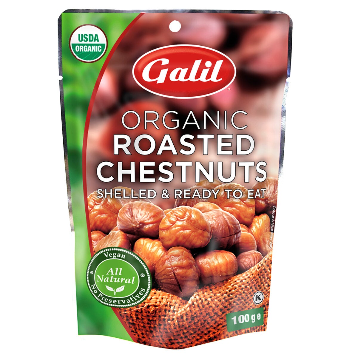 Galil Roasted Chestnuts 10 x 100g Galil Roasted Chestnuts 10 x 100g
