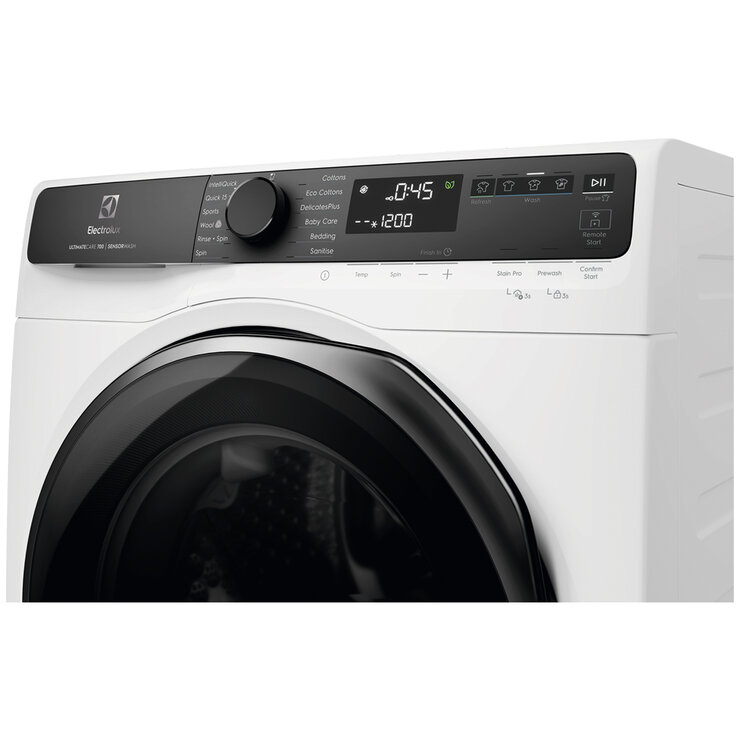Electrolux 10kg 700 Series Front Load Washer White