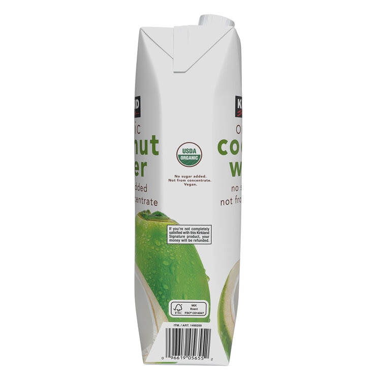 Kirkland Signature Organic Coconut Water 9 x 1L