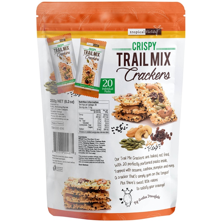 In Season Snacks Trail Mix Crackers 3 x 232g Costco Australia