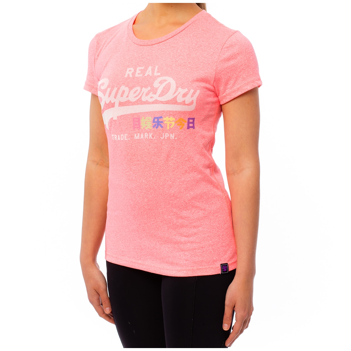 Superdry Tee - Neon Pink Grit