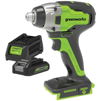 Greenworks Brushless Impact Driver 24V with Battery & Charger