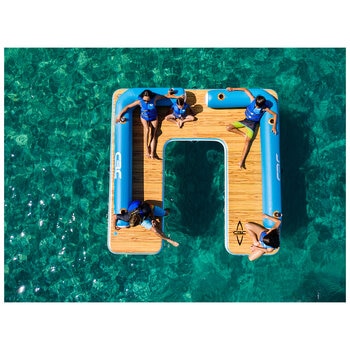 California Boat Company Inflatable Water Lounge 3.5M x 3.5M x 15.2cm