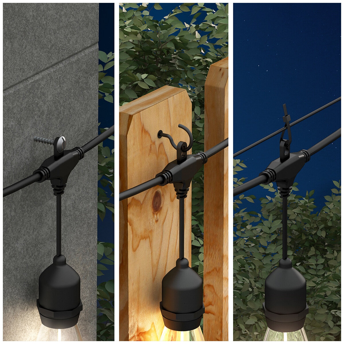 Artika Blaze Outdoor Solar Light Black OUT-BZSO-C6BL