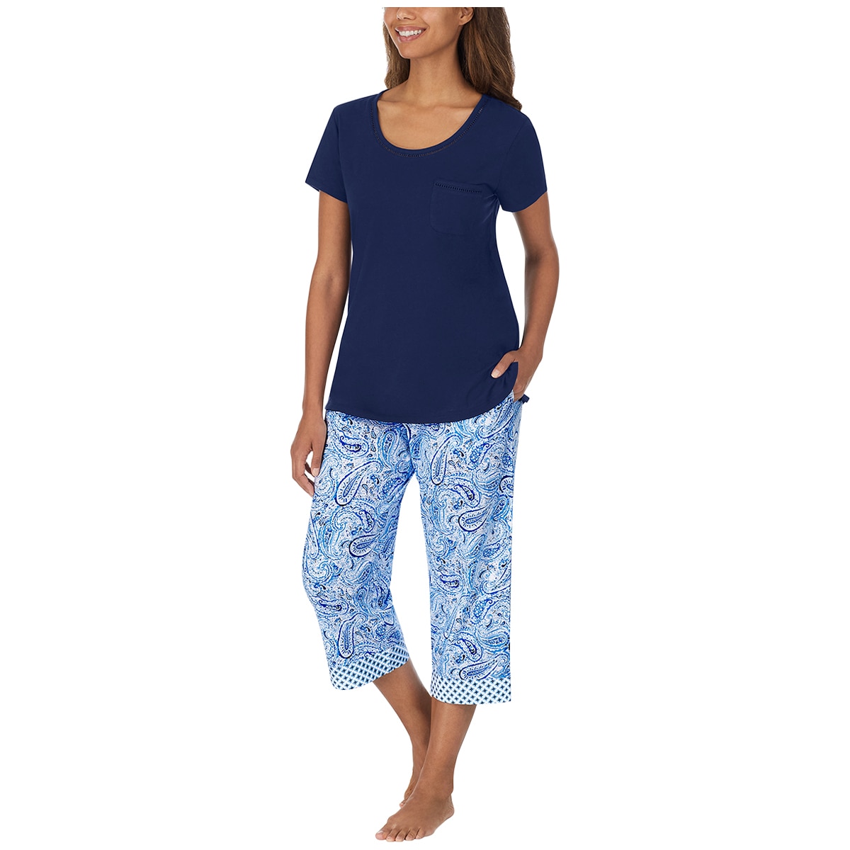 Carole Hochman Pyjama Set 4pc Navy | Costco Australia