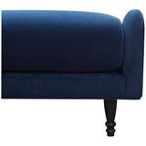 Moran Princess Bench Seat Plush Indigo