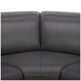 Aiden & Ivy Leather Power Reclining Sectional