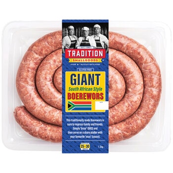 Giant South African Style Boerewors 1.3kg