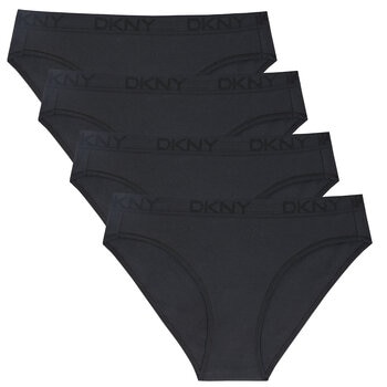 DKNY Women's Bikini Brief 4 Pack Small