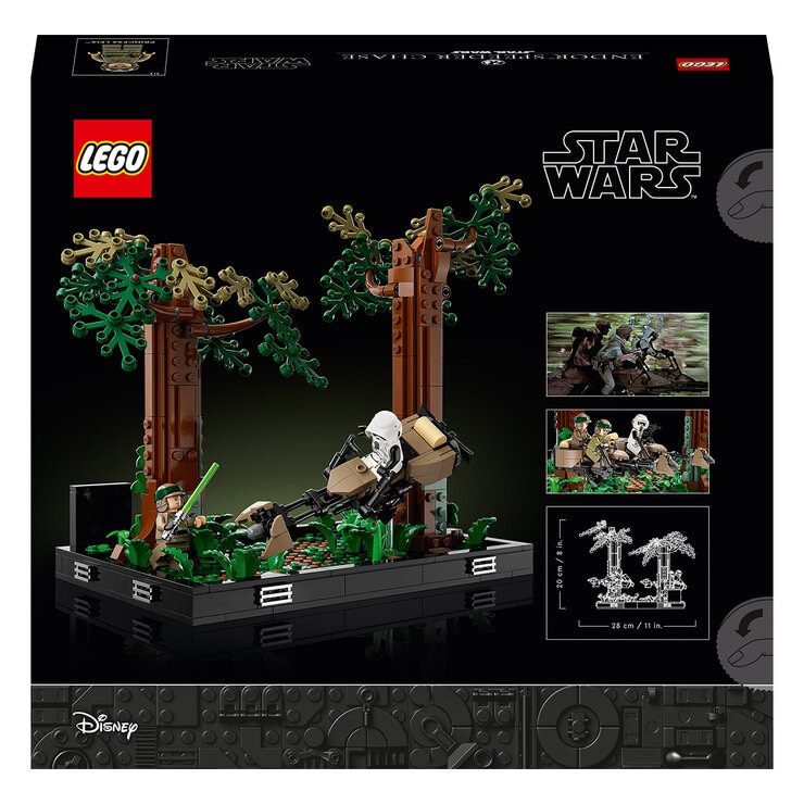 LEGO Endor Speeder Chase Diorama 75353