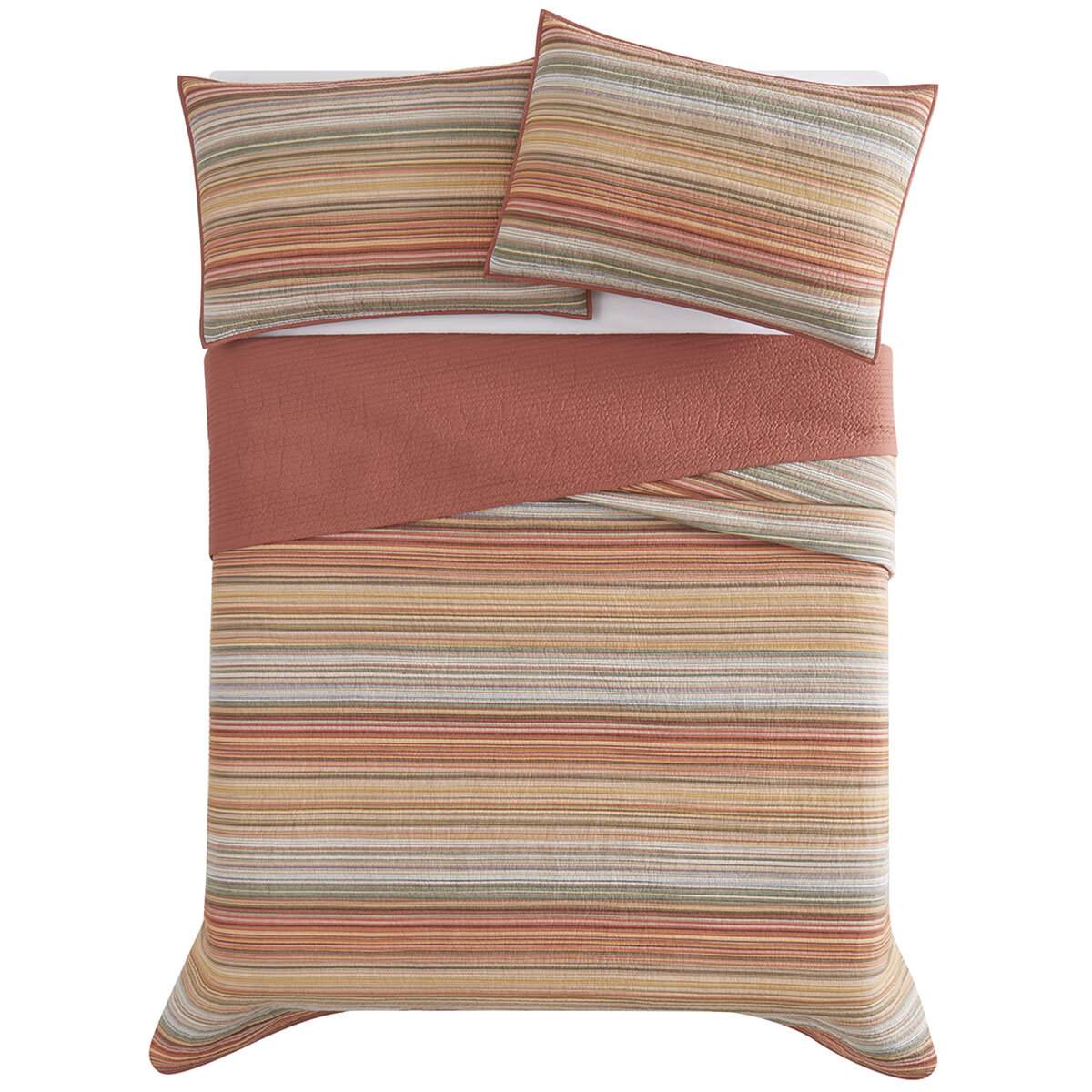 Retro Chic Quilt Set Queen 3 Piece