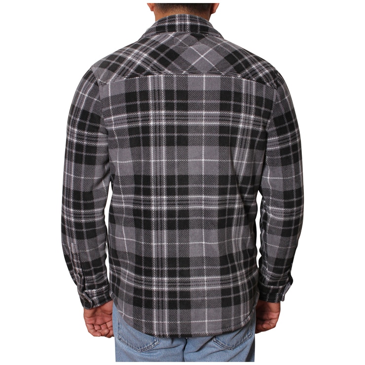 Freedom Foundry Men's Plush Shirt Jacket - Charcoal Freedom Foundry Men's Plush Shirt Jacket - Charcoal