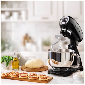 Smeg 50's Style Stand Mixer Black SMF03BLAU