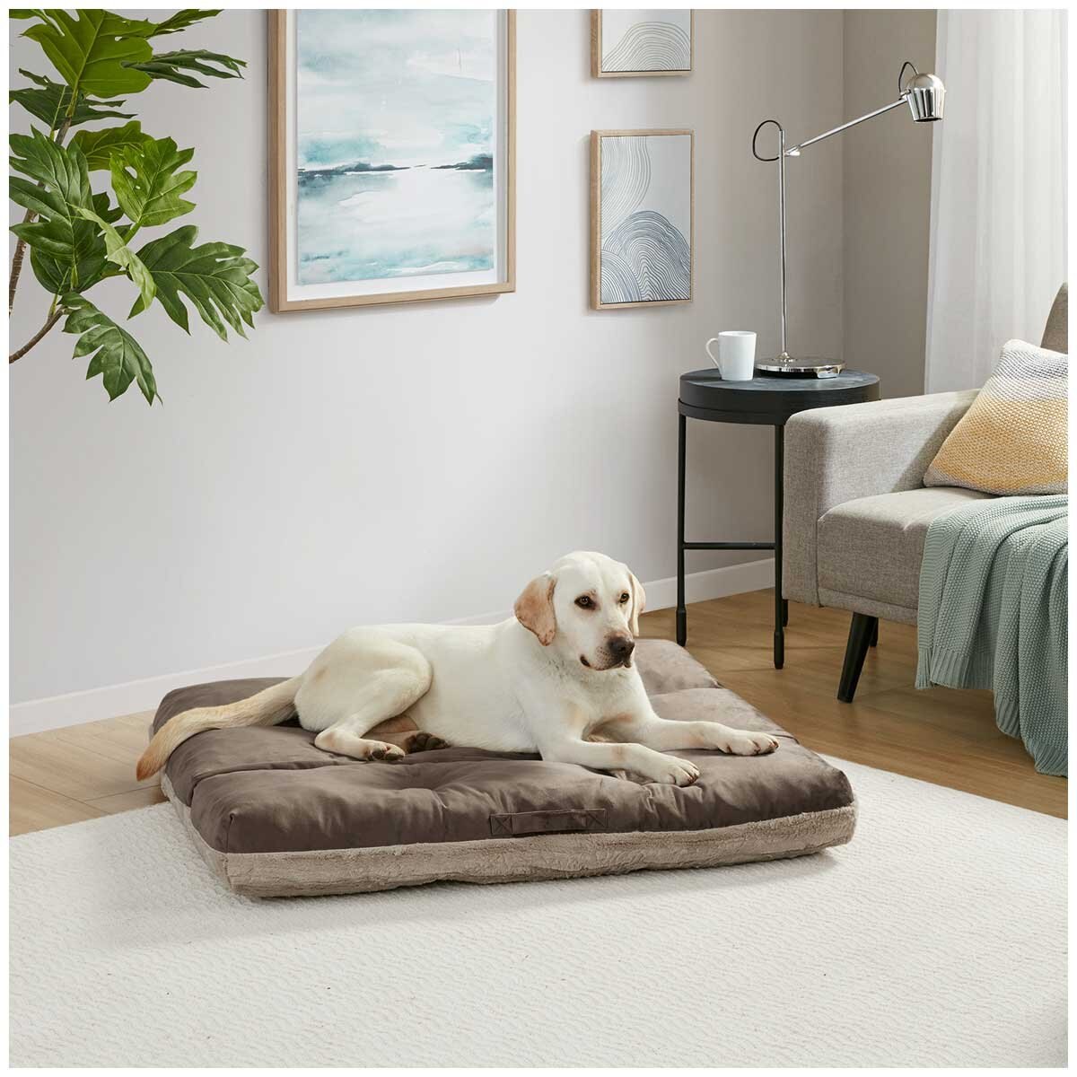 Kirkland Signature Square Tufted Napper Taupe