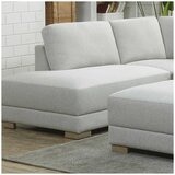 Synergy Home Furnishings Fabric Sectional With Ottoman