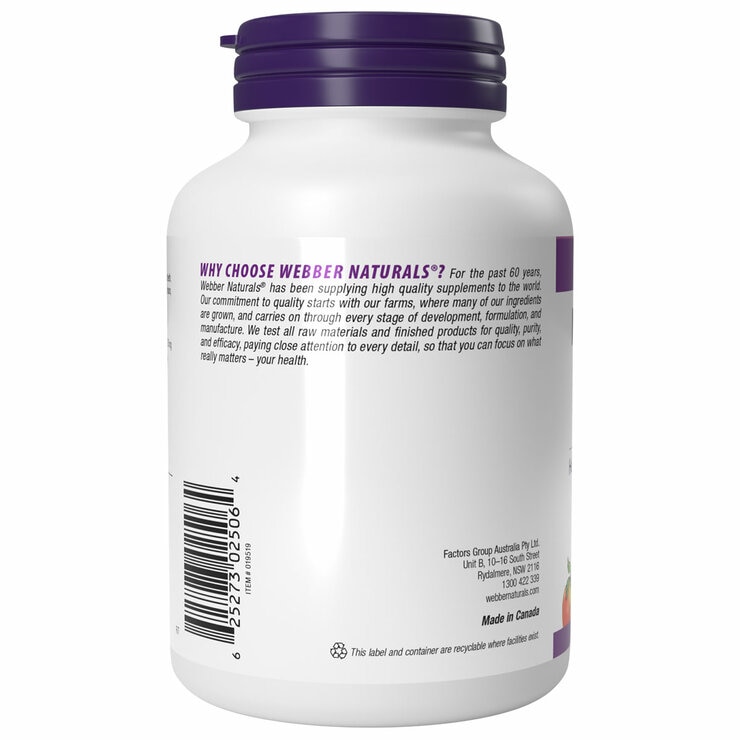 Webber Naturals Magnesium 250mg 150 Tablets