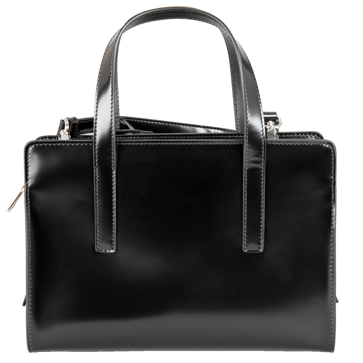 Prada Brushed Leather Mini Handbag