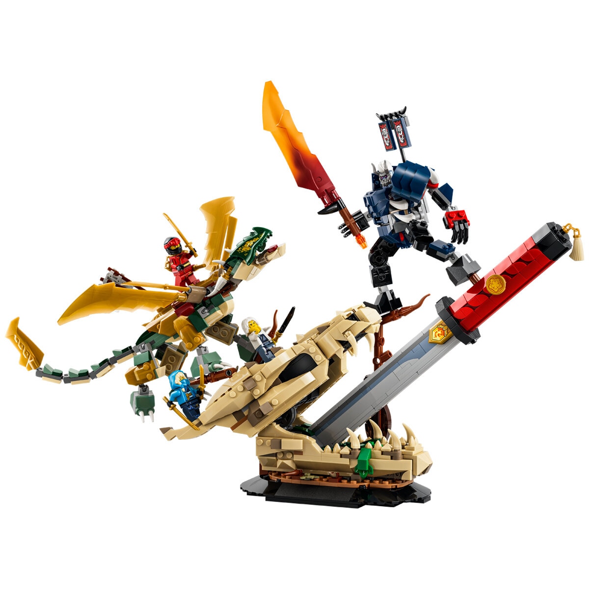 LEGO NINJAGO Battle at the Dragon’s Blade Display 71871 LEGO NINJAGO Battle at the Dragon’s Blade Display 71871