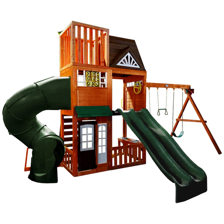 cedar playground set