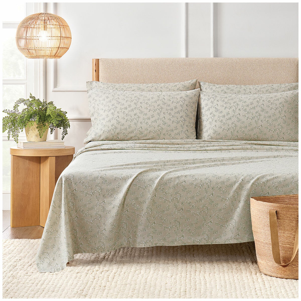 Welhome 375TC Cotton Sheet Set 4 Piece Queen Welhome 375TC Cotton Sheet Set 4 Piece Queen
