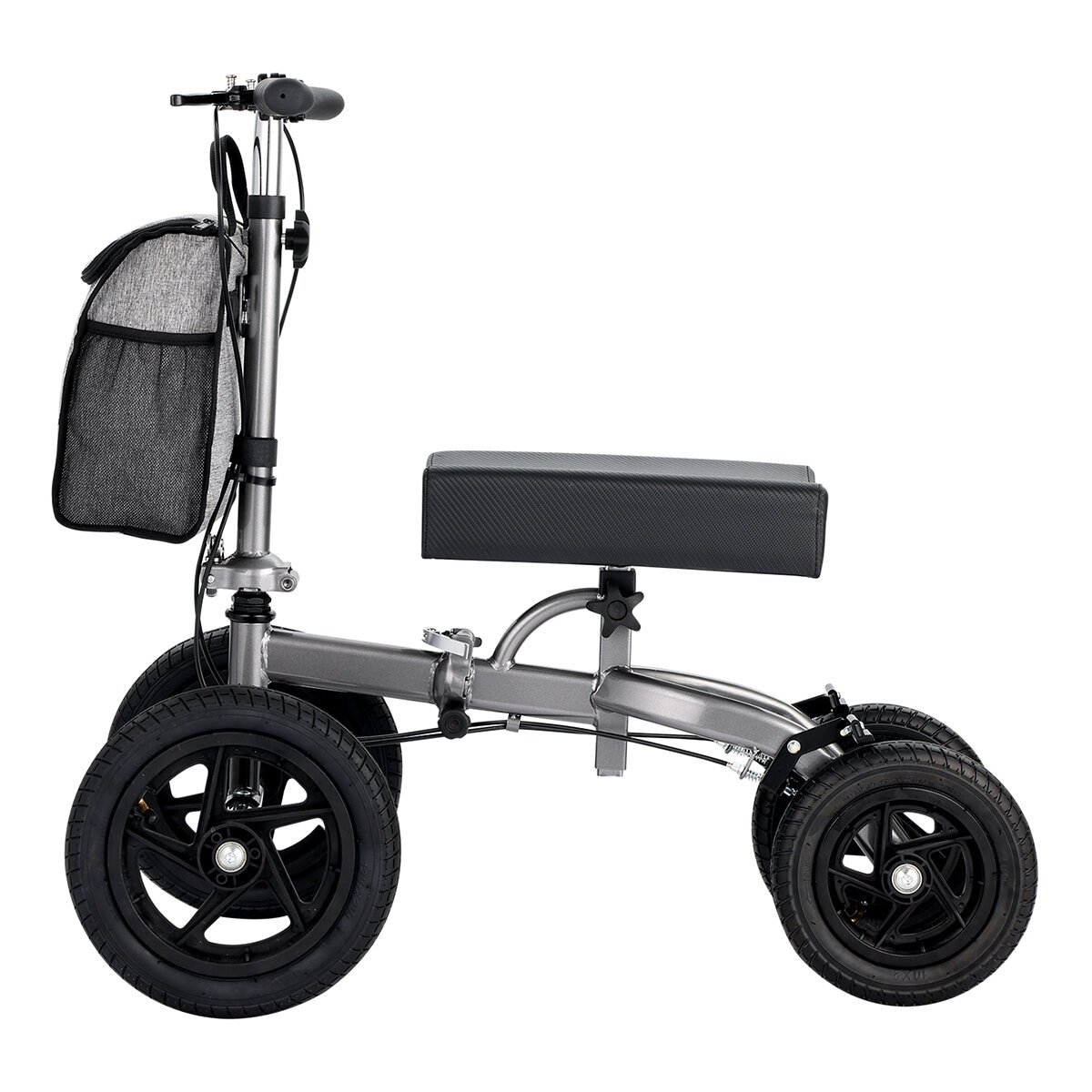Altus Knee Scooter Walker Pneumatic Tires Titanium