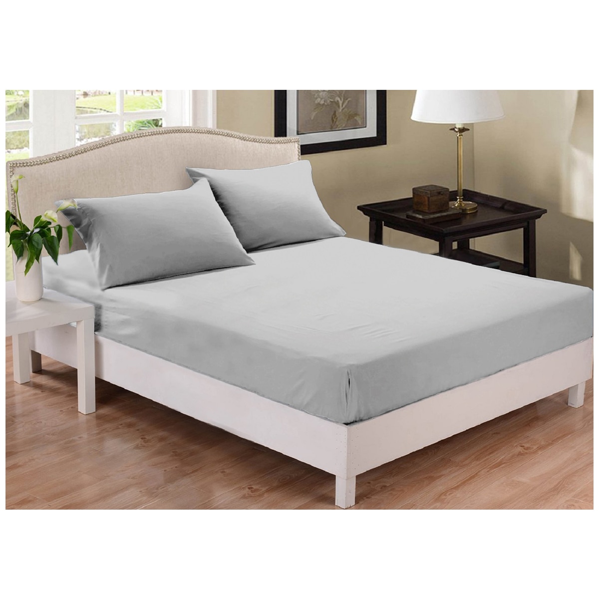 Bdirect Park Avenue 1000 Thread count Cotton Blend Combo Sets - Single Silver