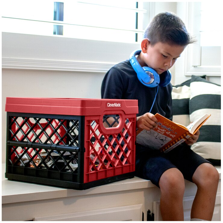 CleverMade Milk Crate Red 25L Costco Australia