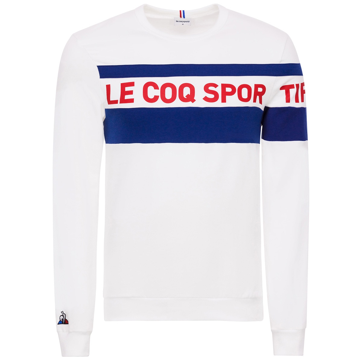 Le Coq Crew Men's Sweater - White/Blue