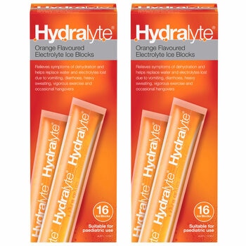 Hydralyte Electrolyte 2 x 16 Ice Blocks