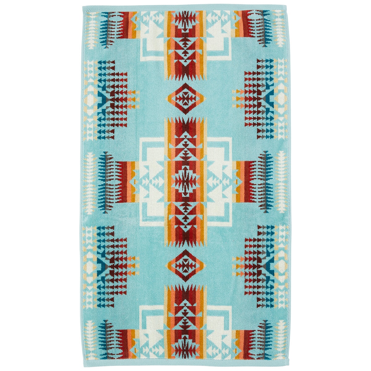 Pendleton Jacquard Hand Towel Aqua