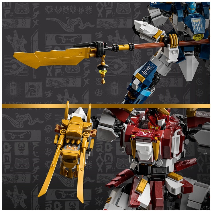 LEGO NINJAGO The Twin Titan Mechs Action Figures 71870 LEGO NINJAGO The Twin Titan Mechs Action Figures 71870